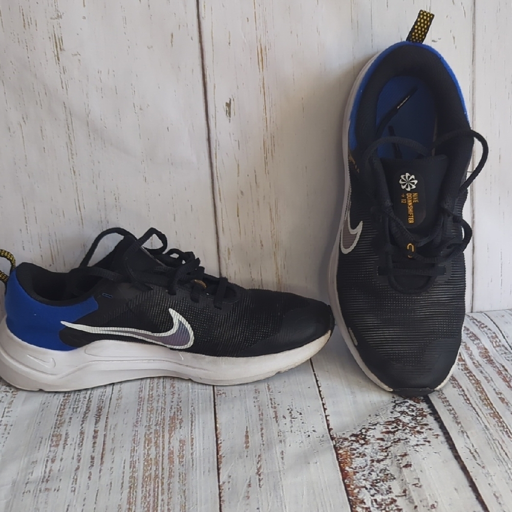 Black and Blue Athletic Sneakers